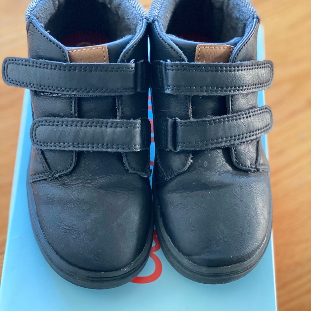 Black/brown/grey boots